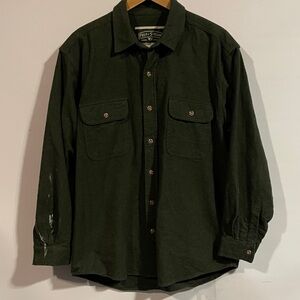 Field & Stream Green Button-Up flannel Shirt